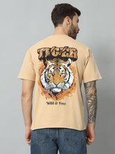 Oversize TIGER Puff Print T-Shirt