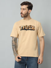 Oversize TIGER Puff Print T-Shirt