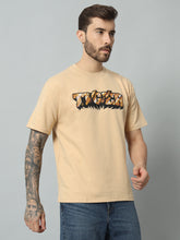 Oversize TIGER Puff Print T-Shirt