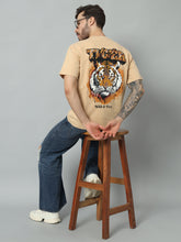 Oversize TIGER Puff Print T-Shirt