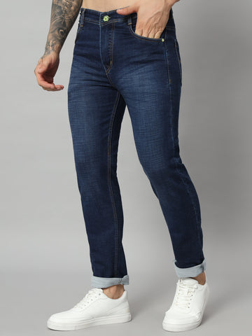 Dark Blue Regular Fit Jeans