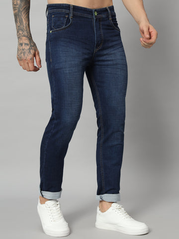 Dark Blue Regular Fit Jeans