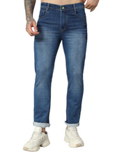 Men Lightly Washed Regular Fit Jeans