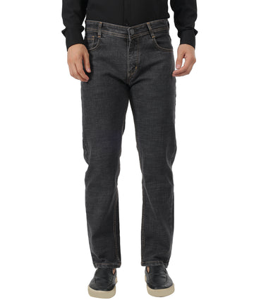 Wesgopan Men's Comfort Grey Denim Jeans