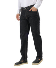 Wesgopan Men's Comfort Black Denim Jeans